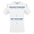 thumbnail image 2 of Camiseta Gildan Crew para hombre G1100 blanca XL (paquete de 12), 2 of 7