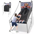 thumbnail image 1 of Costway Dual Shot Basketball Arcade Game with 8 Game Modes Arcade Sound Electronic Scoring White, 1 of 10
