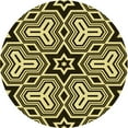 thumbnail image 1 of Ahgly Company Machine Washable Indoor Round Transitional Midnight Gray Area Rugs, 7' Round, 1 of 7