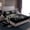 Gray Black, variant on jejeloiu Jungle Wildlife Wolf Twin Sheet Sets,Bohemian Exotic Style Bedding For Adults 3pcs