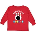 thumbnail image 3 of Inktastic Bowling Mommys Little Bowler Boys or Girls Long Sleeve Toddler T-Shirt, 3 of 5