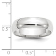 thumbnail image 4 of 14K White Gold 6mm Light Weight Comfort Fit Band Ring Size 12.5, 4 of 7