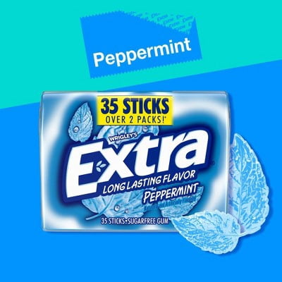 EXTRA Sugar-Free Peppermint Gum - 35ct