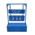 thumbnail image 1 of Books Read This Year Resin Hanging Book Counter with Reading Goal Display and Storage Box, 2026 Reading Challenge Gifts for Readers, Teachers, Writers, and Library Lovers, 1 of 9
