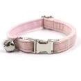 thumbnail image 1 of Collar para perros con lazo Dinheiro, 7 colores sólidos clásicos, collar ajustable de algodón suave para mascotas para perros de tamaño pequeño a mediano, 1 of 5