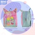 thumbnail image 2 of Mochila Escolar Rm Regalomex Peluche unicornio Bolsa Infantil Preescolar Kinder turquesa, 2 of 3