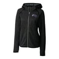 thumbnail image 2 of Women's Cutter & Buck Heather Charcoal Stephen F Austin Lumberjacks Mainsail Sweater-Knit Full-Zip Hoodie, 2 of 3