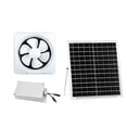 thumbnail image 4 of Luzkey Solar Powered Exhaust Fan 12V High Speed for Kitchen Chicken Coop Restaurant 8inch, 4 of 8