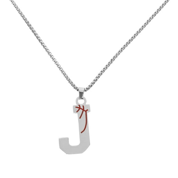 OFFIGAM Mens Initial Necklace Letter Charm Elegant Look 1Pack Fashionable Style for Adults Teenagers