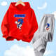 thumbnail image 3 of Conjunto de sudadera con capucha Sonic Tops, ropa para bebés de 2 a 12 años, ropa de abrigo para niños, sudadera de primavera 2024 para niñas, ropa para madres y niños, 3 of 5