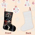 thumbnail image 3 of Anne Stokes Tema: Calcetines de Navidad, fino lino blanco para colgar en escaleras y chimenea, decoración navideña para el hogar, regalo de Navidad. 54cm × 38cm, 3 of 5