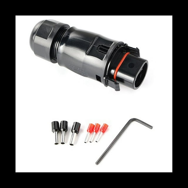 Conector Solar Fotovoltaico A Prueba de Agua IP68 4000V 40A para Solar Fotovoltaico Panel Kit de ProteccióN Paralela LY01-Macho