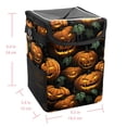 thumbnail image 5 of Pumpkin Mini Trash Can Car Trash Bin Trash Can for Car - Foldable, with Lid, Leak-Proof, Hanging Storage Bag, 5 of 6