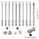 thumbnail image 2 of Uxcell 10pcs Bit de Destornillador Phillips Ranurado 1/4" Hex Shank Bits Magnéticos para Taladro, 2 of 6