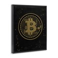thumbnail image 2 of Stupell Industries Art Deco Bold Golden Digital Currency Black Floating Frame Canvas Art, 17 x 21, by Svetlana Aleynikova, 2 of 8