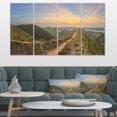 thumbnail image 1 of Sentier de Randonnée et Beaux Lacs - Art sur Toile Paysage Contemporain, 1 of 3