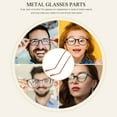 thumbnail image 2 of HLONK 1 Paire de Lunettes de Remplacement Branches Métalliques Bras Pièces, 2 of 7