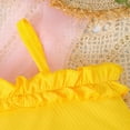 thumbnail image 5 of kaprioy Toddler Girl Clothes 2T 3T 4T 5T 6T 7T 8T Toddler Baby Girls Summer Clothes Outfits Ruffle Sleeveless Top Shirt Cute Shorts Set, 5 of 6