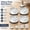 White 4 Pack, variant on Bed Risers 1 to 4 Inch Heavy Duty Adjustable Furniture Lift, Stackable Sofa Chair Table Desk Legs, 4 Pack Brown