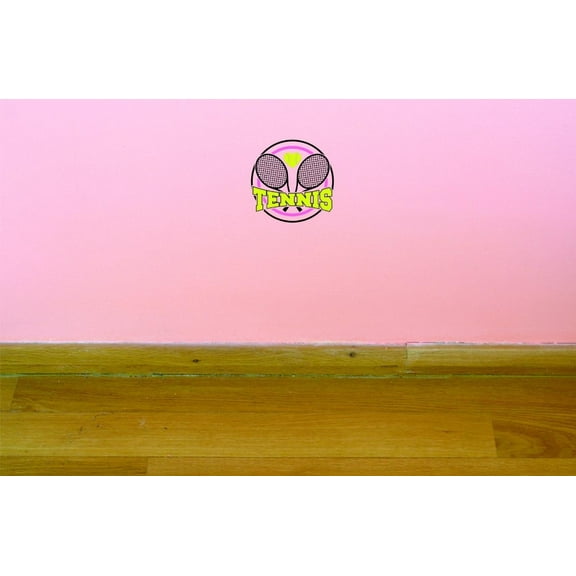 Custom Decals Tennis Wall Art Size: 18 X 18 Inches Color: Multi