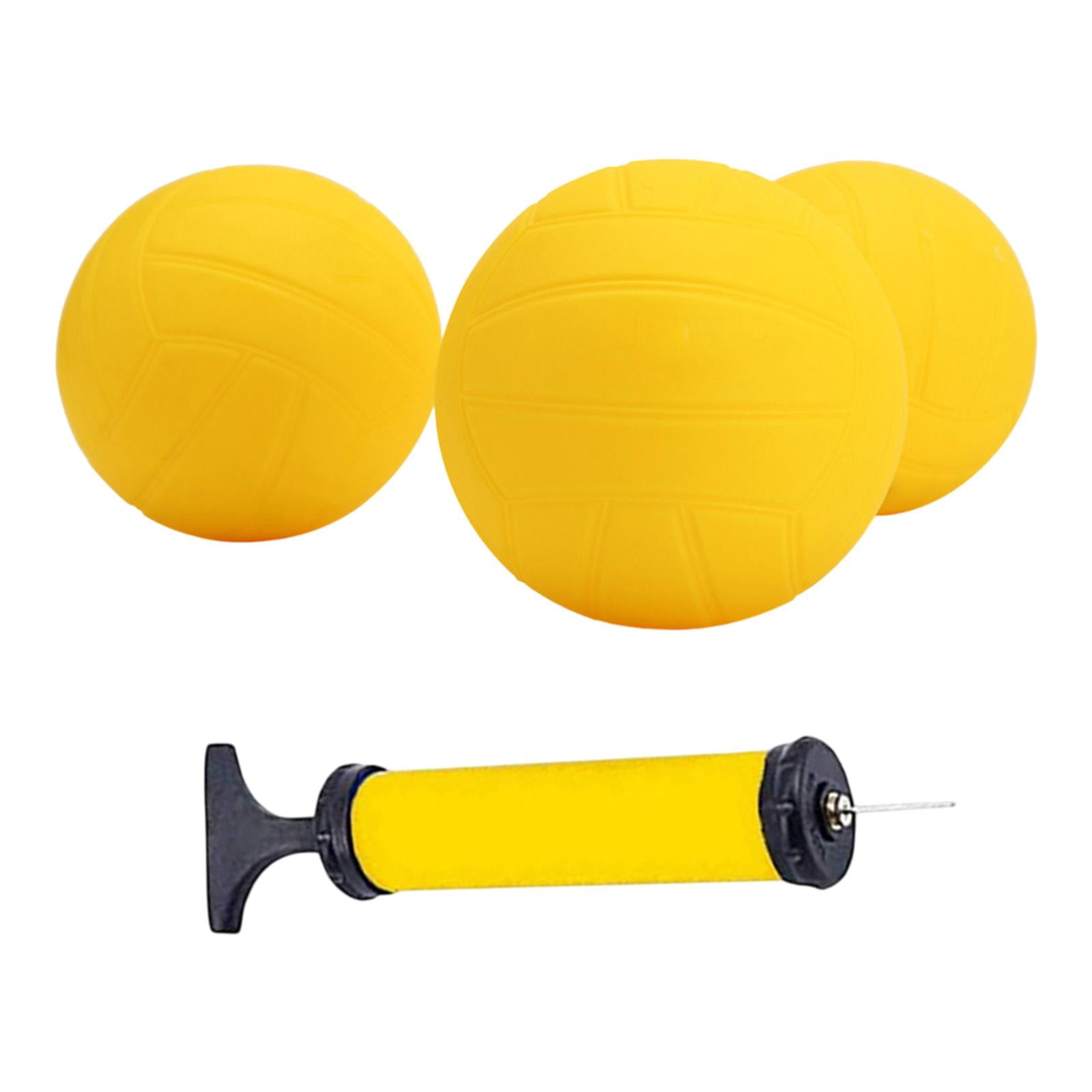 harayaa -Replacement Balls, Mini Volleyball, Strong Soft Yellow Roundnet Game Balls with 3.5 Inch 3pcs