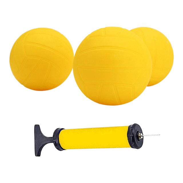 fastboy Balles de Rechange à Crampons Balles de Jeu Filet Rond Cour Arrière pour pour Piscine Pelouse Plage 5 Pouces 2 Pcs Jaune 3.5 Pouces 3 Pcs