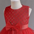 thumbnail image 5 of Godderr Kids Baby Girls Dresses Flower Girl Dresses for Wedding Girls Sequin Dress Tulle Dress Girls Wedding Guest Dress Girls Tutu Dress Party Dresses for Toddlers Girls Birthday Dress for 2-10Y, 5 of 7