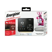 Energizer Smart Thermostat, Programmable Dual Band Wi-Fi Thermostat with 3.5” Color Touch Screen