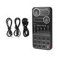 thumbnail image 1 of Voice Changer Mini Sound Card Set Portable Multi Voice Effects External Sound Card For Phone PC Live Broadcast, 1 of 7