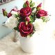 thumbnail image 3 of Gwong Decoración hogareña 1 unid táctil real toque artificial rosa fake flor boda ramo fiesta decoración del hogar Gwong 8120559, 3 of 6
