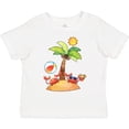 thumbnail image 3 of Inktastic Summer Beach Scene with Cute Crabs Playing Boys or Girls Toddler T-Shirt, 3 of 5