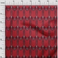 thumbnail image 2 of oneOone Tissu Viscose Georgette Imprimé Chevron Ikat BTY 42 Pouces de Large, 2 of 4