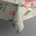 thumbnail image 3 of Pioneer Flower Floral Print Pattern Rectangle Tablecloth 60"x84",Waterproof Polyester Rectangle Table Cloth, Wipeable Spillproof Polyester Tablecloth for Dining, Camping, Indoor and Outdoor, 3 of 5