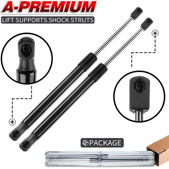 A-Premium Front Hood Lift Supports Shock Struts Compatible with Pontiac Aztek 2001-2005 on Dropgate 2-PC Set