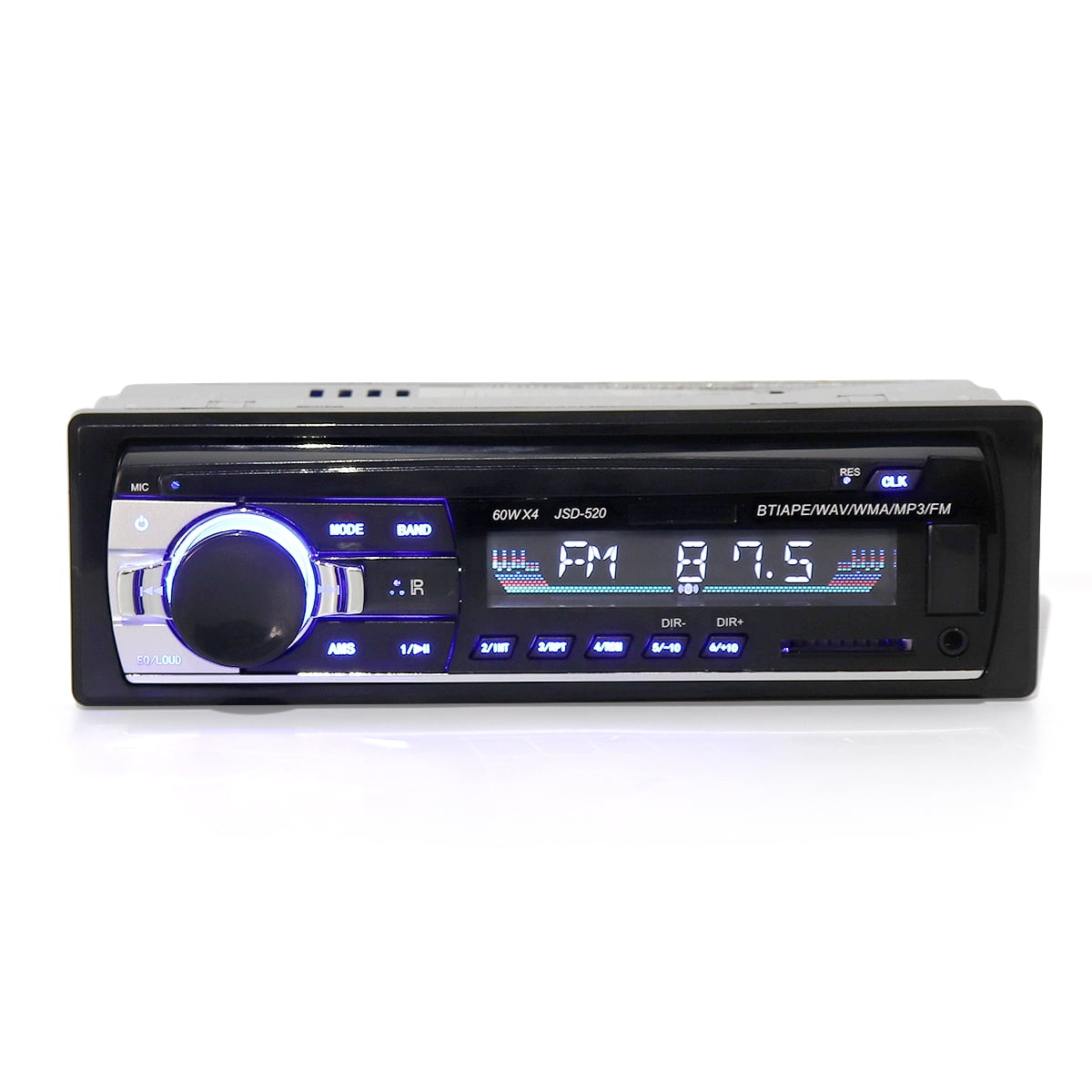 Bluetooth Multifunctional Car Stereo Radio FM Aux Input MP3 Audio Player with USB / SD / ISO Port