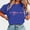 Blue, variant on Women's Mama Shirt Short Sleeve Crew Neck Mom Mothers Day T Shirts Tees Fashion Print Holiday Tops Pink S