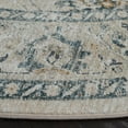 thumbnail image 3 of SAFAVIEH Dream Terrance Modern Polyester Area Rug, Ivory/Light Beige, 6'7" x 6'7" Round, 3 of 8