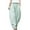 Mint Green, variant on YYDGH Womens Summer Palazzo Pants Cotton Linen High Waisted Harem Pants Casual Beach Baggy Lantern Trousers with Big Pockets Mint Green Mint Green