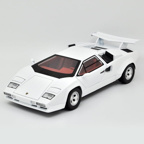 1: 24 Suitable for Lamborghini Countach LPI 500S Alloy Car Model High Simulation Die Casting Toy with Sound and Light Rear Pulling Car Children's Gift