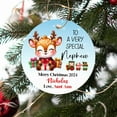 thumbnail image 4 of A Very Special 2025 Christmas Ornament - Personalized Lion Gift for Grandson, Custom Year & Name Lion's First Xmas Ornament, 4 of 6