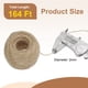 thumbnail image 2 of Uxcell Cuerda de Yute Natural de 50 Metros, Cuerda de Yute de 2 mm para Manualidades, Envoltura de Regalos, Decoración, Empaque, Jardinería, Soporte para Plantas, Beige, 2 of 6
