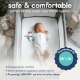thumbnail image 2 of Hiccapop Pack and Play Mattress Pad (38" x 26" x 1.5"), Playard Pad, Portable Crib Mattress, 1.5" Thick, 2 of 7