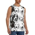 thumbnail image 2 of Daiia Labrador Retriever Dog Printed Men's Tank Tops,Casual Soft Sleeveless Gym Muscle Shirts Bodybuilding Tee-3X-Large, 2 of 8