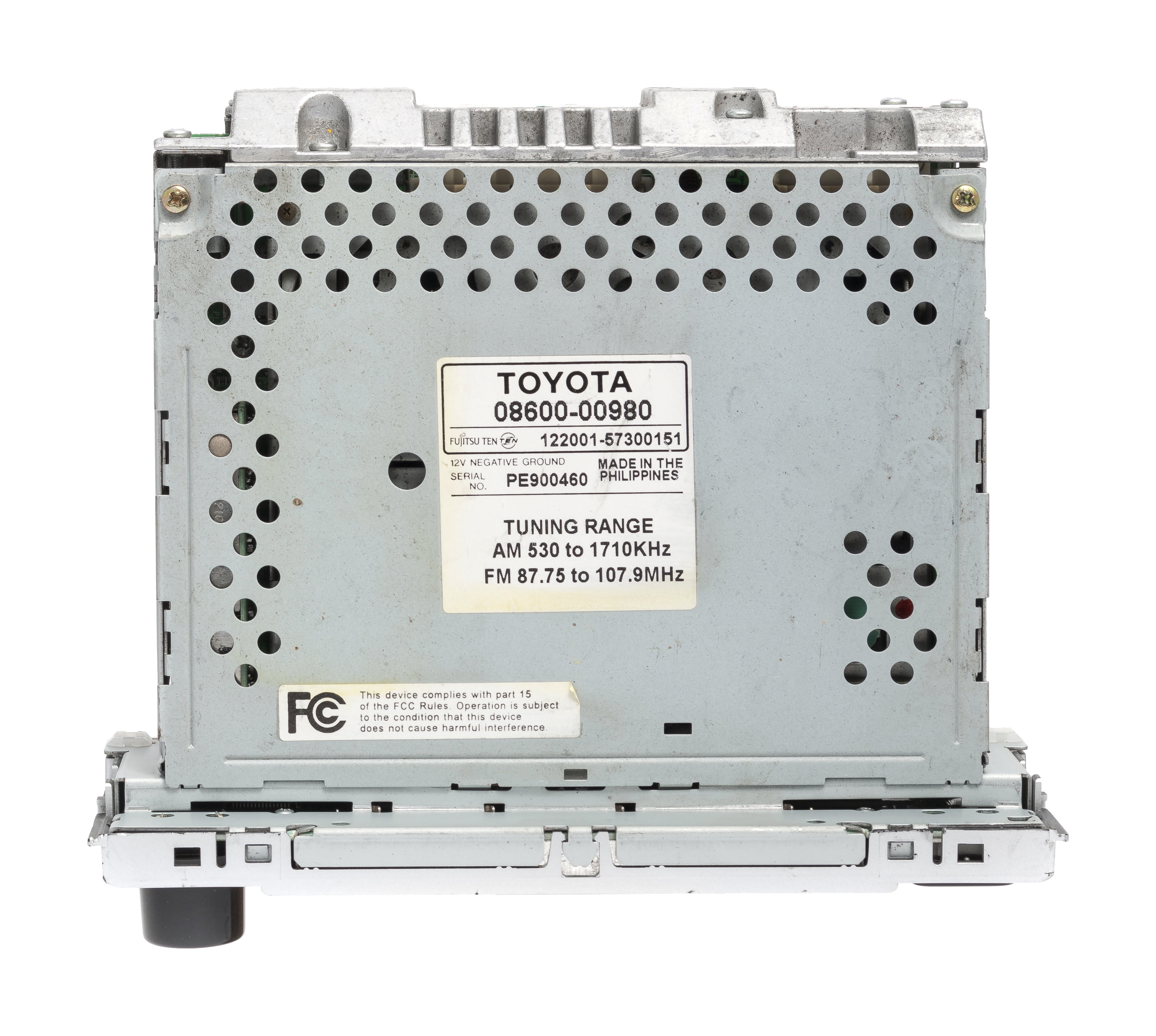 Restored 2004-2005 Toyota Echo AM FM Radio Single CD Player Face 31806 Part 08600-00980 (Refurbished)