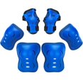 thumbnail image 1 of SET DE PROTECCIÓN INFANTIL PARA PATINAJE, SCOOTER Y BICICLETA – RODILLERAS, CODERAS Y MUÑEQUERAS CON CARCASA ANTIGOLPES Y MALLA TRANSPIRABLE – COMODIDAD Y SEGURIDAD PARA NIÑOS Y NIÑAS - COLOR AZUL, 1 of 10
