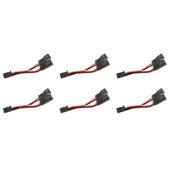 6 x Quantity of Helicopter Quadcopter Airplane Boat Car Controller JST Male Power Connector Plug Y-adapted HXT Power Extension Banana Connector
