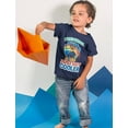 thumbnail image 2 of Paw Patrol Preschool Shirt for Boys - Official Nickelodeon Graphic Print Tee - High-Quality and Durable - Perfect for First Day of Preschool - Cool 'Just Got Cooler' Design - Navy 3T, 2 of 5