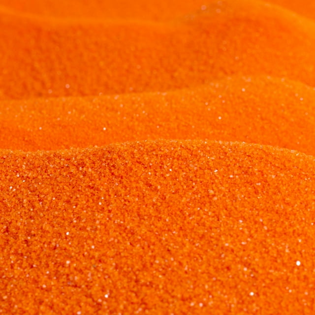 Sandtastik Classic Colored Sand, Orange - 25 lb