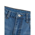 thumbnail image 3 of FEDPOP Baggy Jeans for Girls Wide Leg Ripped High Elastic Waisted Denim Pants Cute Summer Trousers Y2K Streetwear 10-14Y, 3 of 5