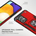 thumbnail image 3 of Xhy Samsung Galaxy A33 5G Case with Screen Protector Shockproof Ring Stand Cover Magnetic Metal Kickstand Holder Drop Protection [Red], 3 of 8